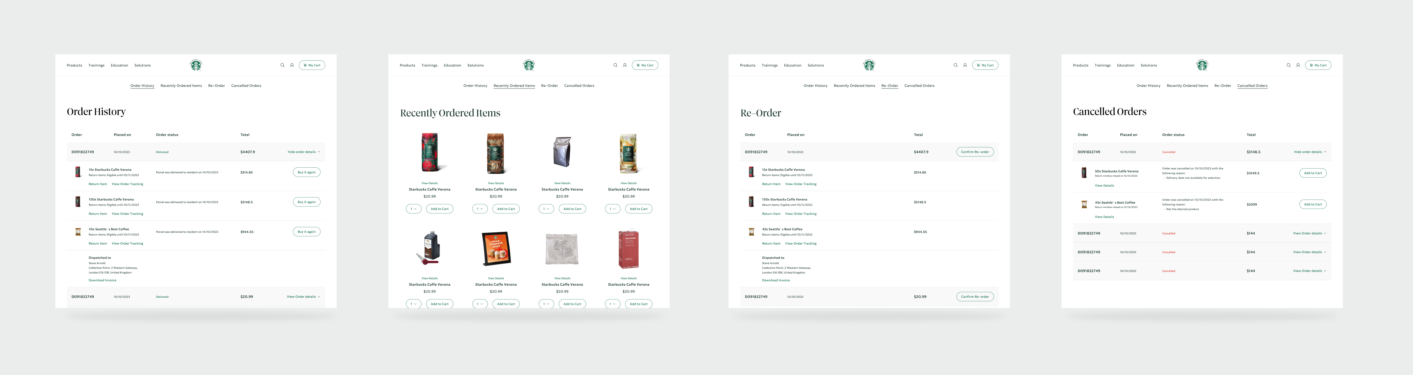 Starbucks Customer Portal - Hwa Soo Park